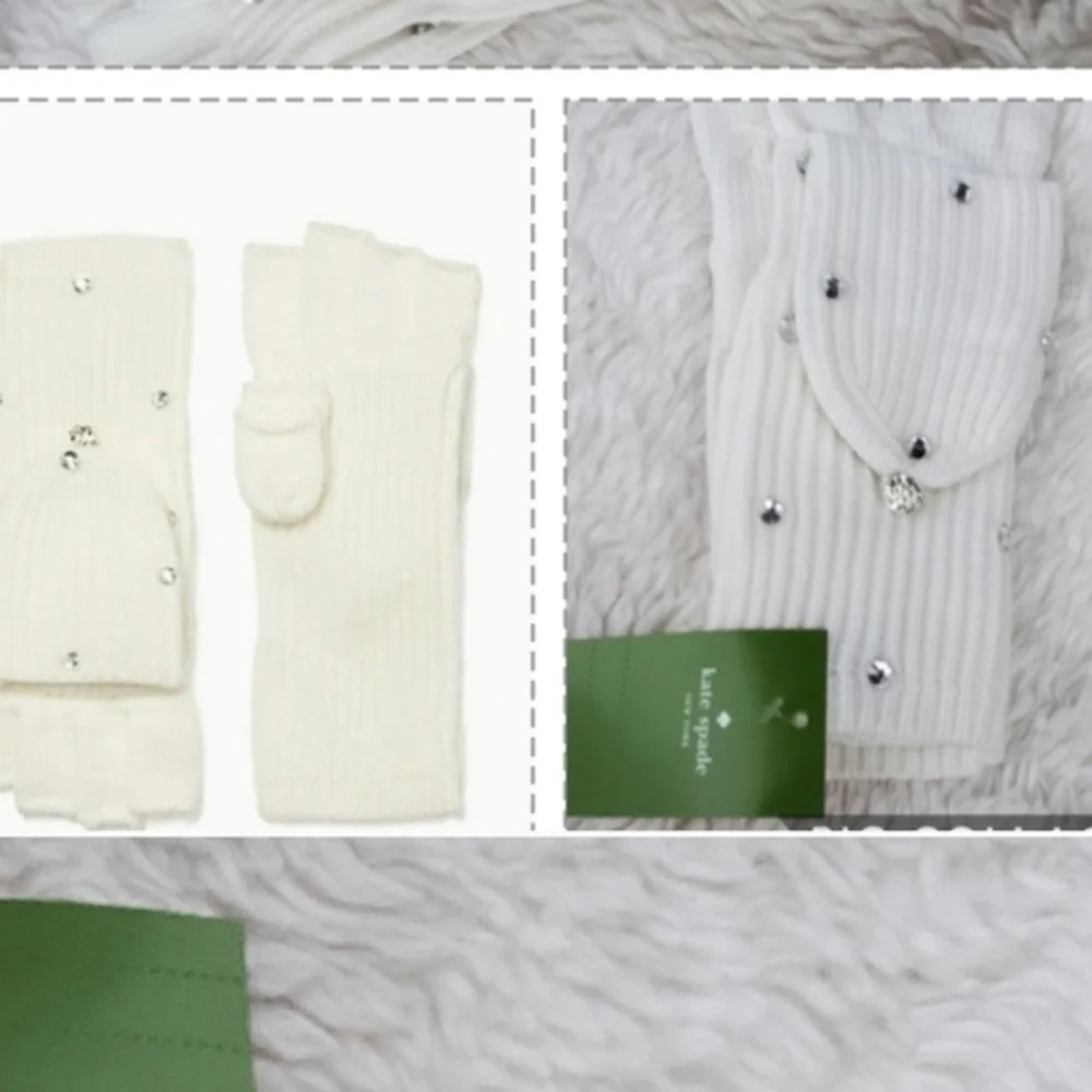 Kate Spade Glitter pop‎ top Gloves NWT